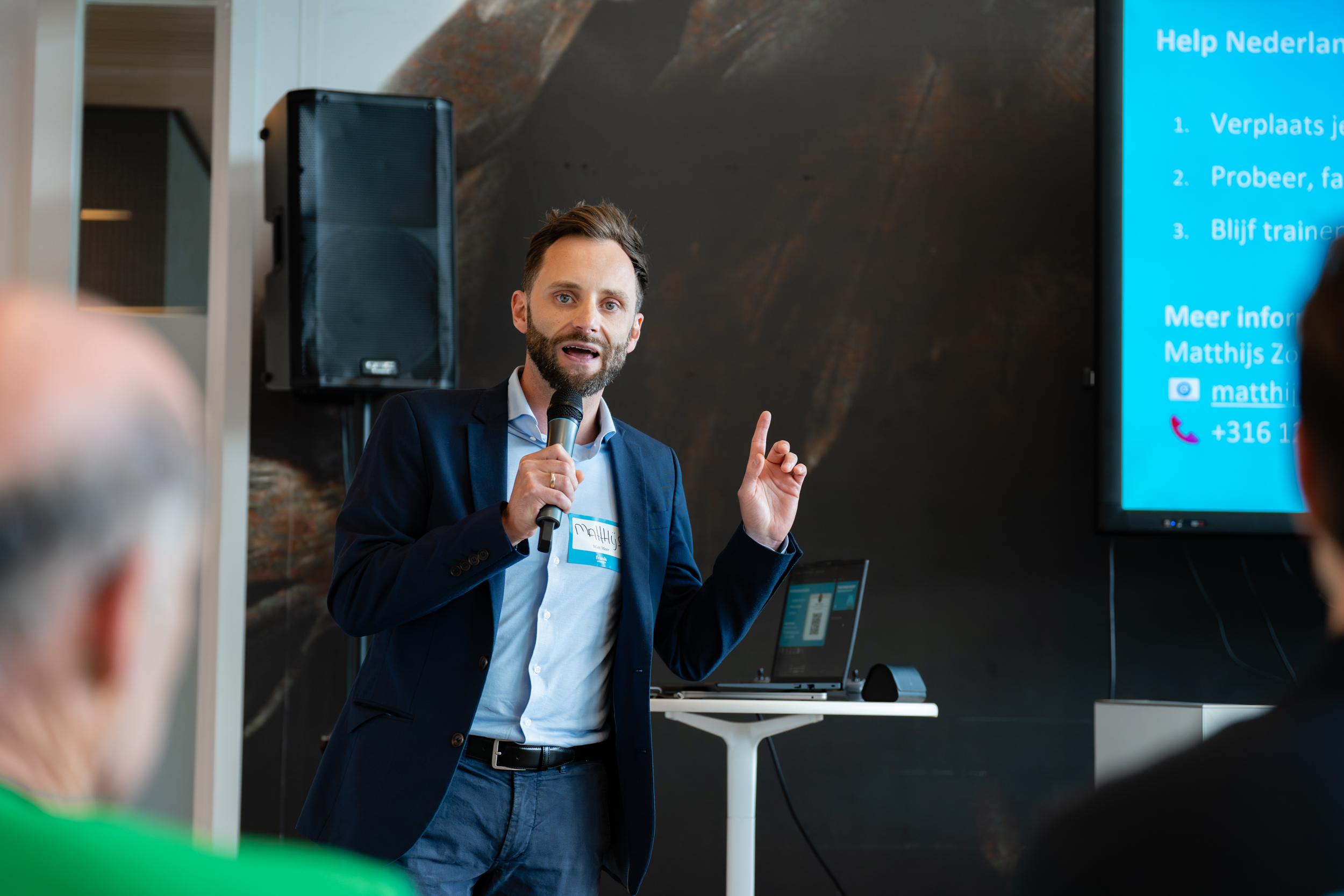 Matthijs Zohar Groot, spreker en trainer energietransitie bij Watt-Meer.